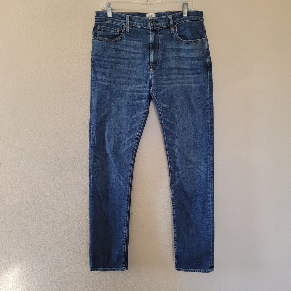 Men's Slim Straight Jeans - Blue